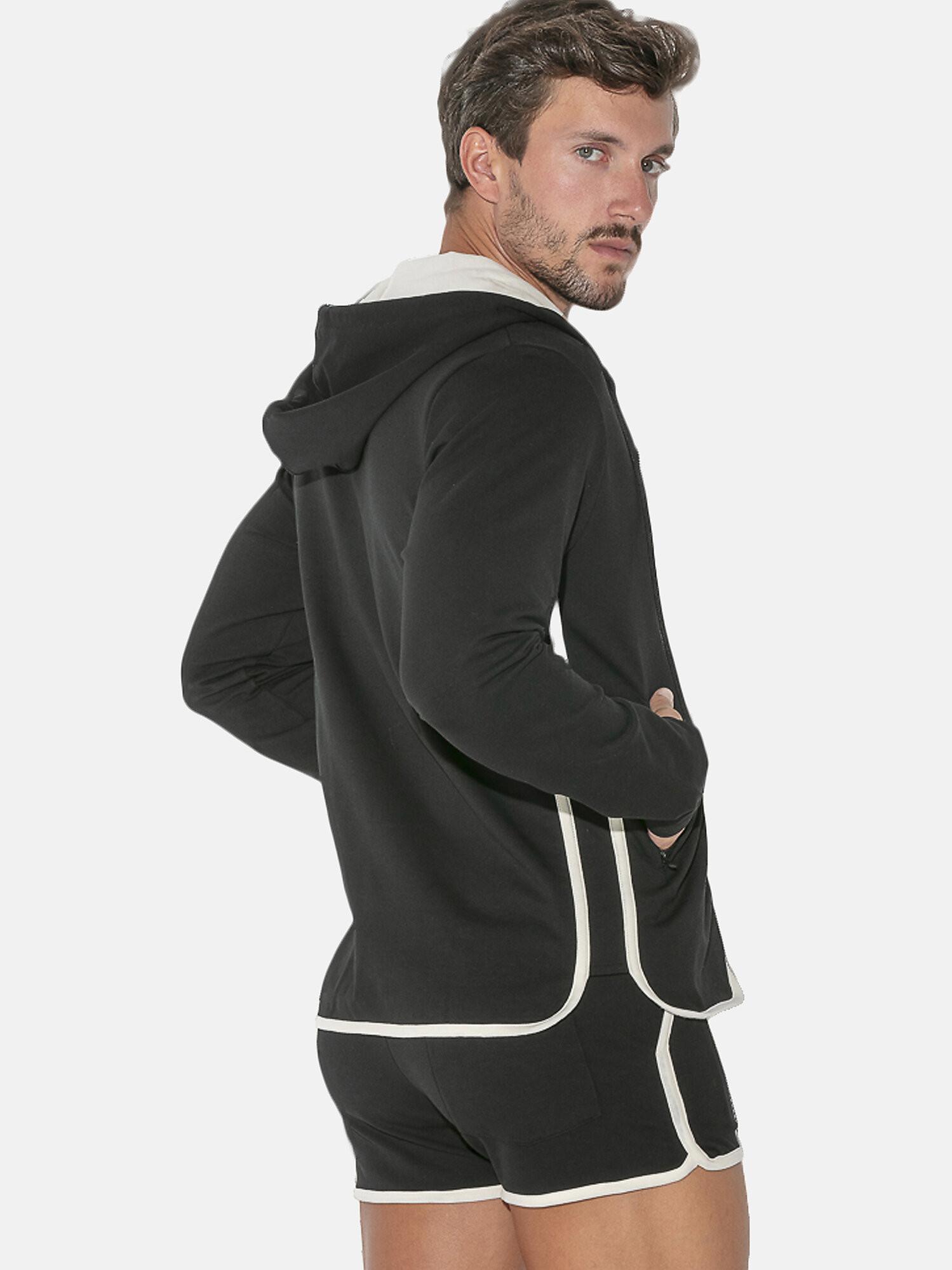 Code22  Veste de sport zippée à capuche Focus 