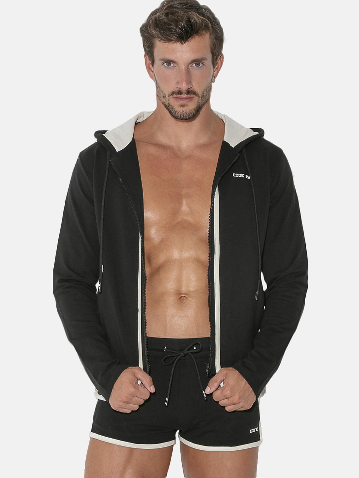 Code22  Veste de sport zippée à capuche Focus 