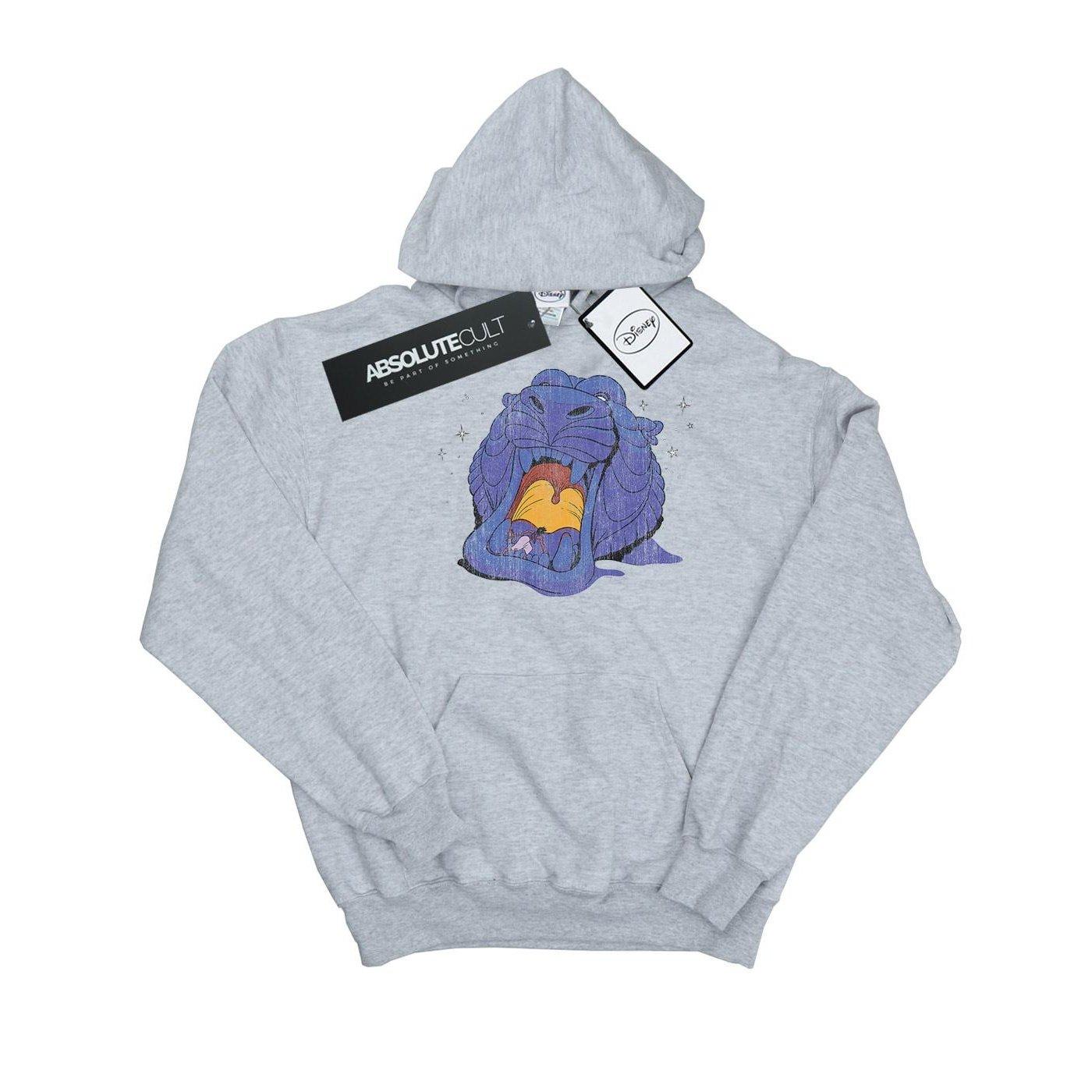 Image of Aladdin Cave Of Wonders Distressed Kapuzenpullover Herren Grau L