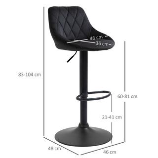 HOMCOM tabouret de bar  