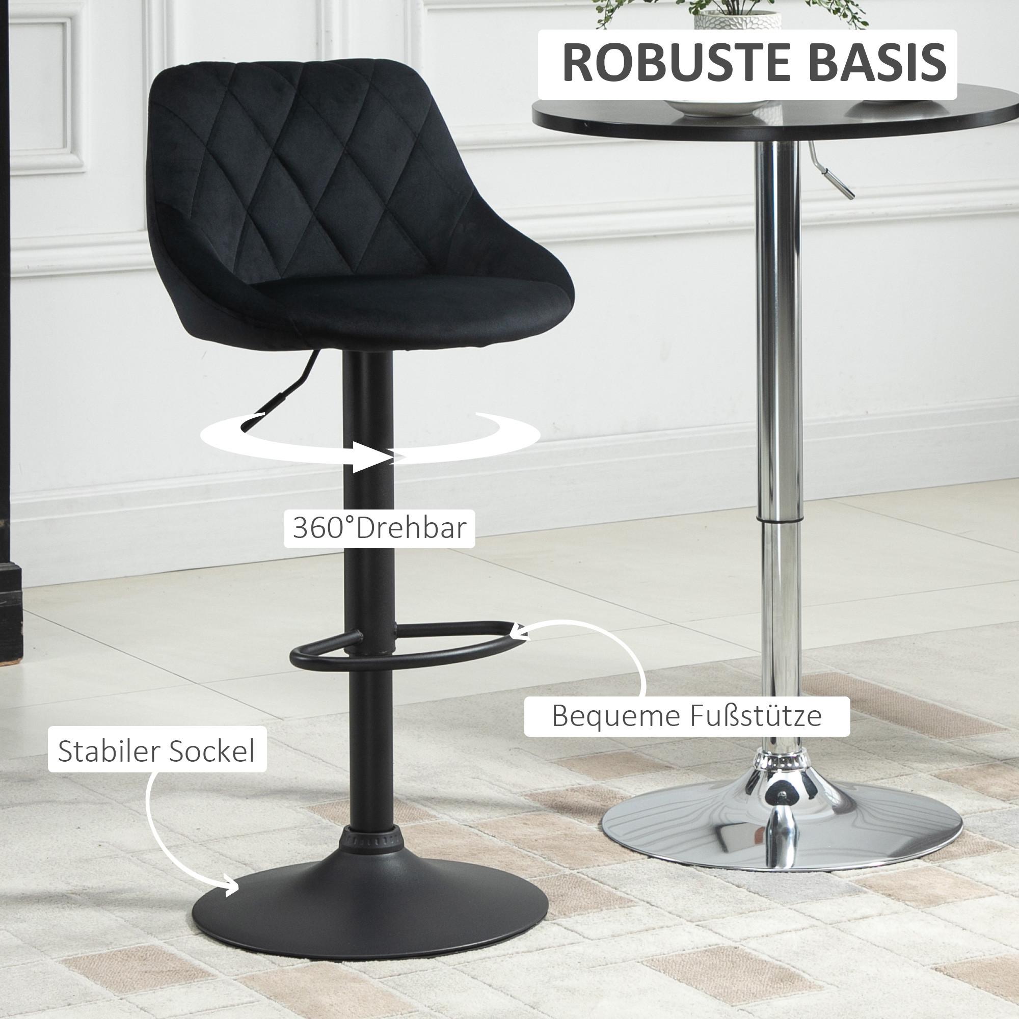 HOMCOM tabouret de bar  