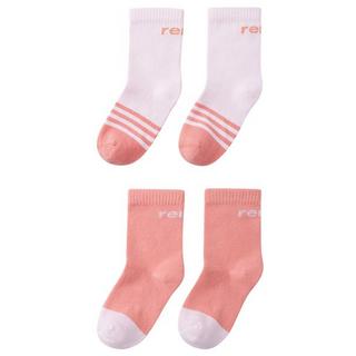 Reima  2er-Pack Kindersocken Jalkaan Coral pink 