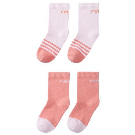 Reima  2er-Pack Kindersocken Jalkaan Coral pink 