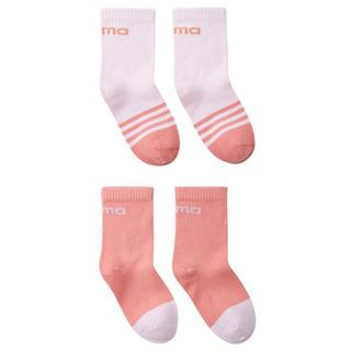 Reima  2er-Pack Kindersocken Jalkaan Coral pink 