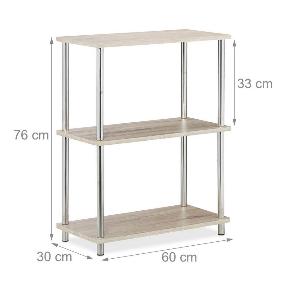 Northix 3-stöckiges Regal  