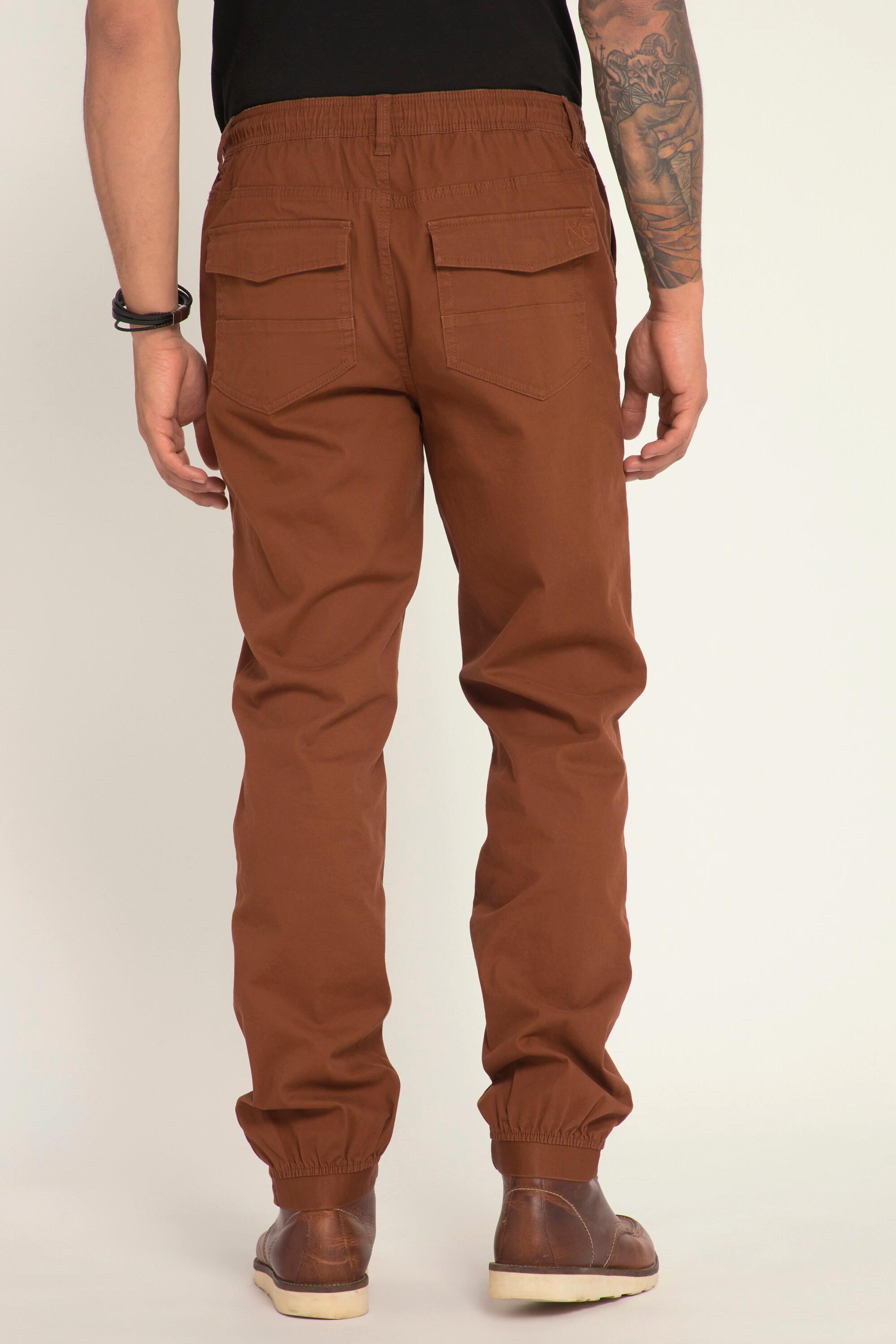 JP1880  Pantaloni in twill dal taglio moderno con FLEXNAMIC® e tasche grandi, fino alla tg. 8XL 