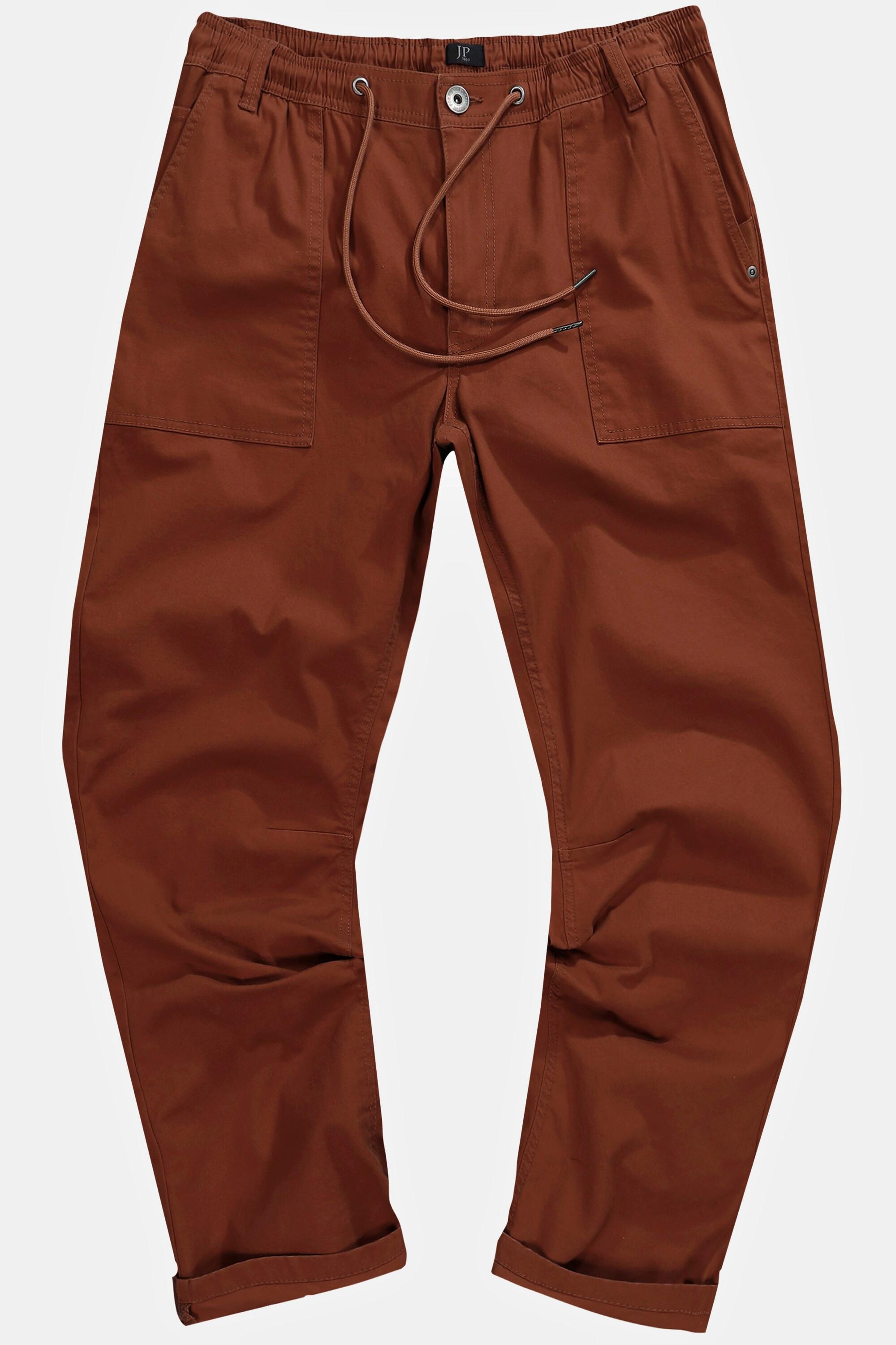 JP1880  Pantaloni in twill dal taglio moderno con FLEXNAMIC® e tasche grandi, fino alla tg. 8XL 