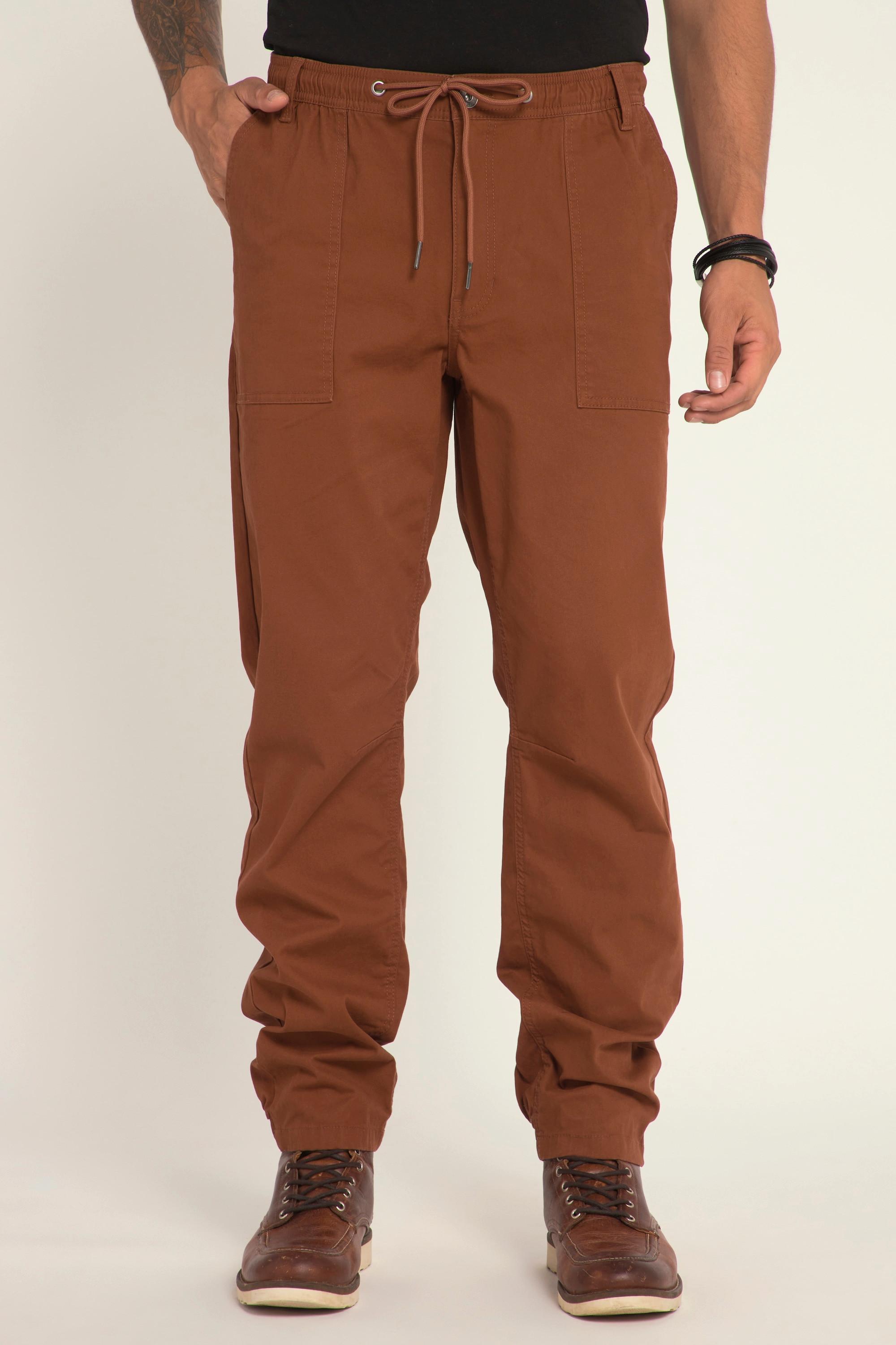 JP1880  Pantaloni in twill dal taglio moderno con FLEXNAMIC® e tasche grandi, fino alla tg. 8XL 