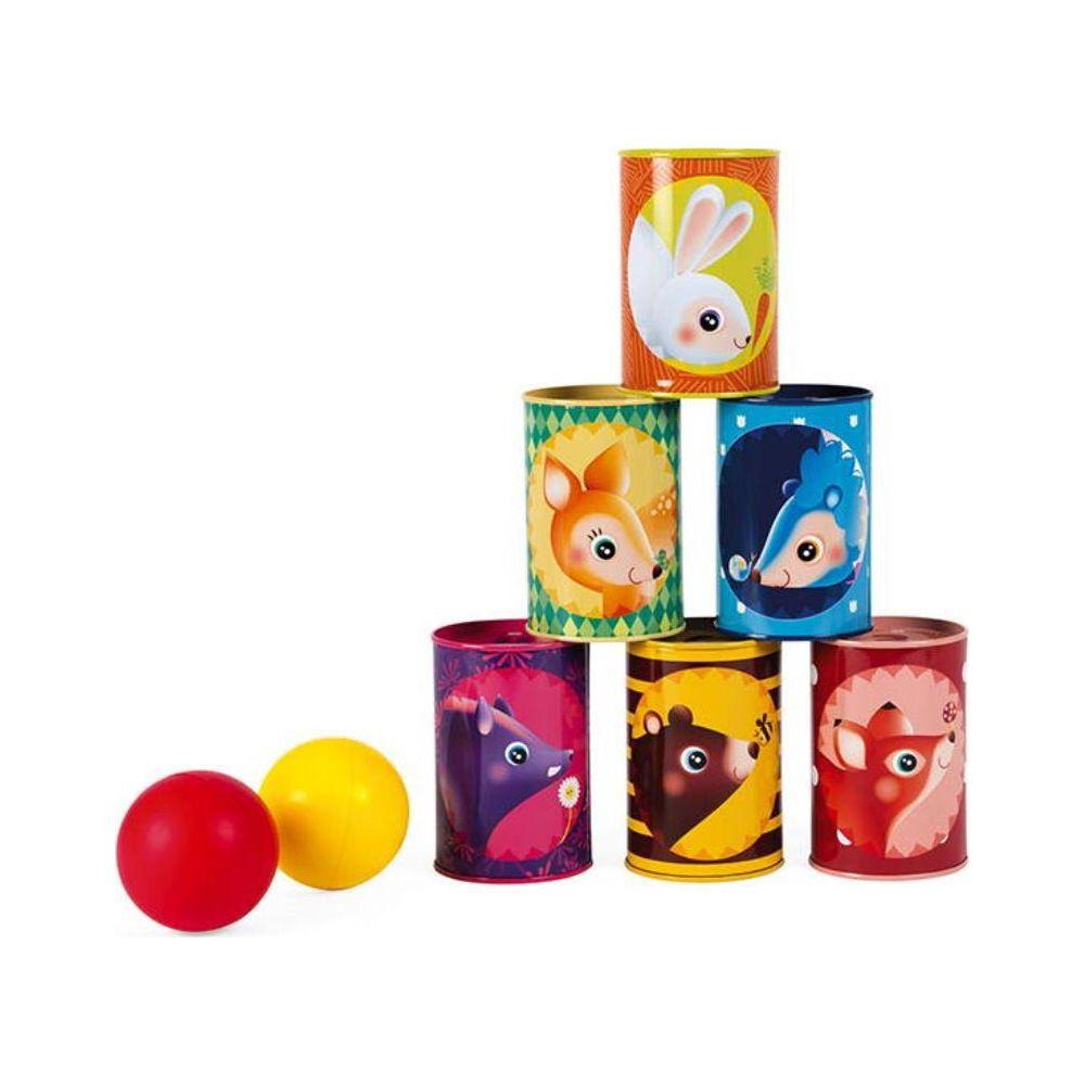 Image of Spiele Dosenwerfspiel Waldbewohner (8teile) Unisex ONE SIZE