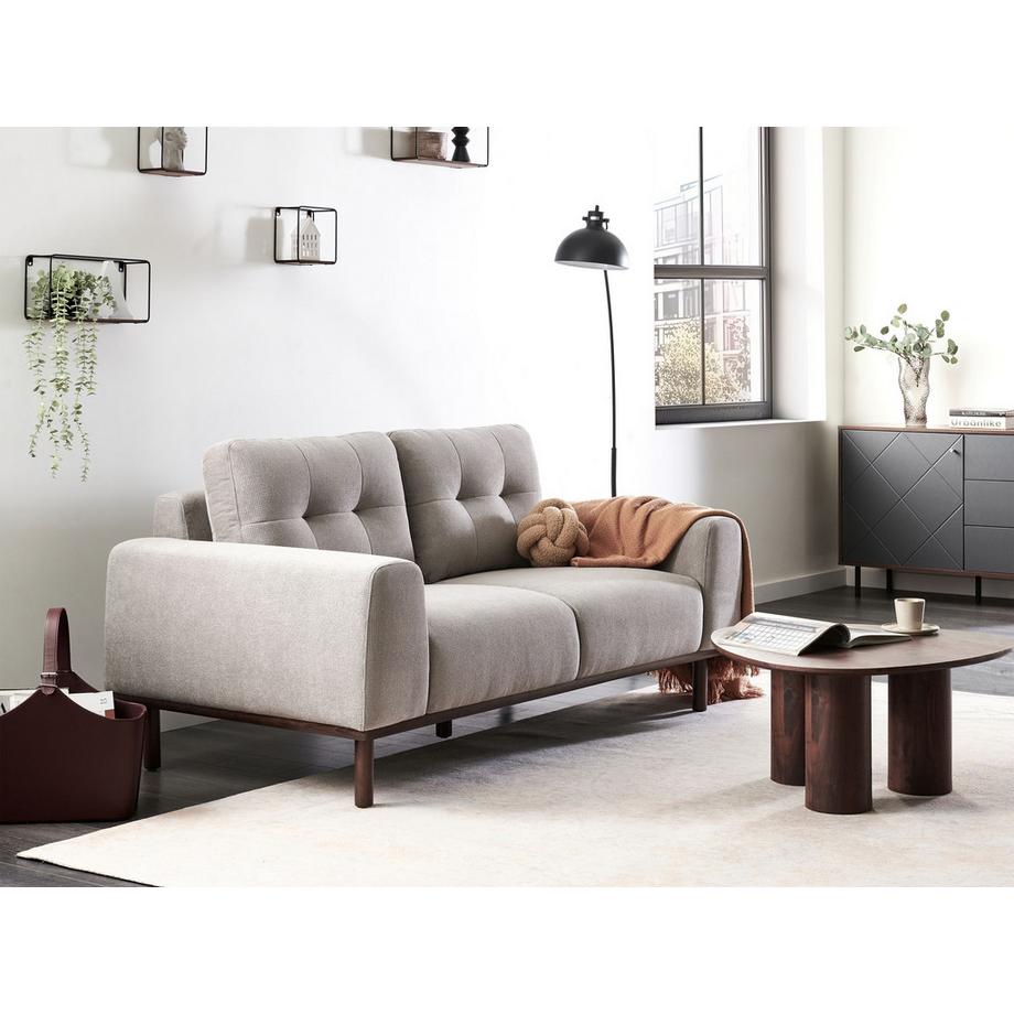 Beliani Canapé 2 places en Tissu  LAURILA  