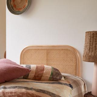 Tikamoon Testiera letto in rattan incannicciato 90 cm Joséphine  