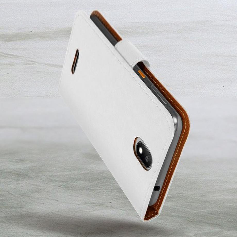 Avizar  Étui clapet magnétique Neva Start Blanc 