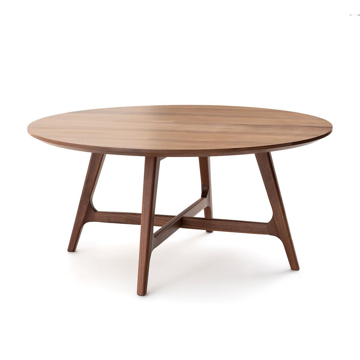 La Redoute Intérieurs Grande table basse ronde noyer  