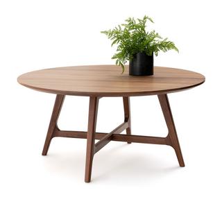 La Redoute Intérieurs Grande table basse ronde noyer  