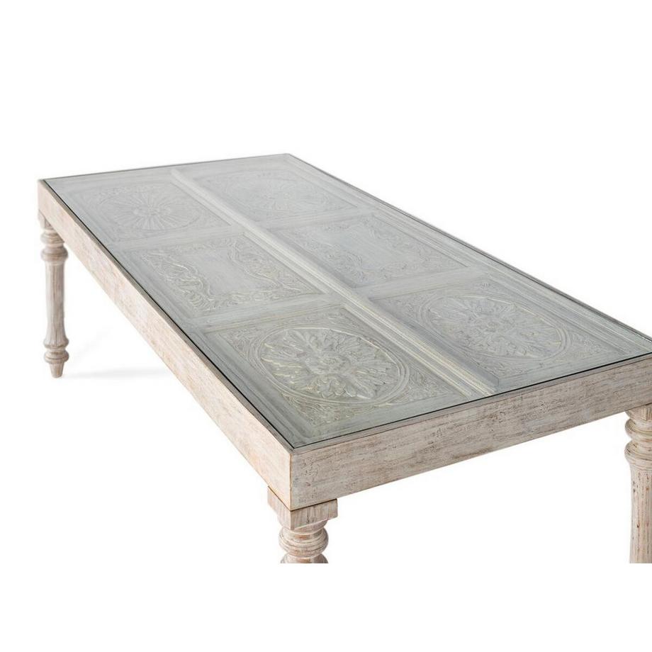 mutoni Table de salle à manger Cyranor bois de manguier 200x100  