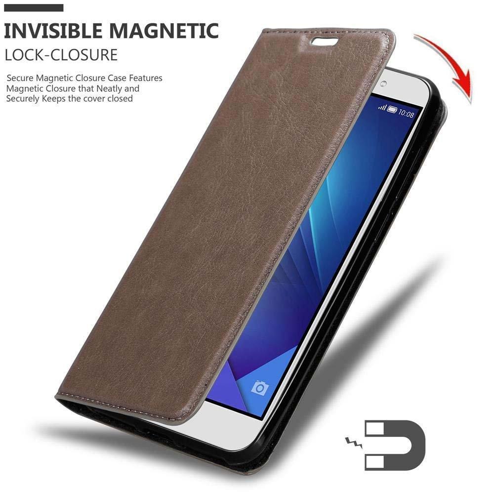 Cadorabo  Housse compatible avec Honor 7 - Coque de protection avec fermeture magnétique, fonction de support et compartiment pour carte 