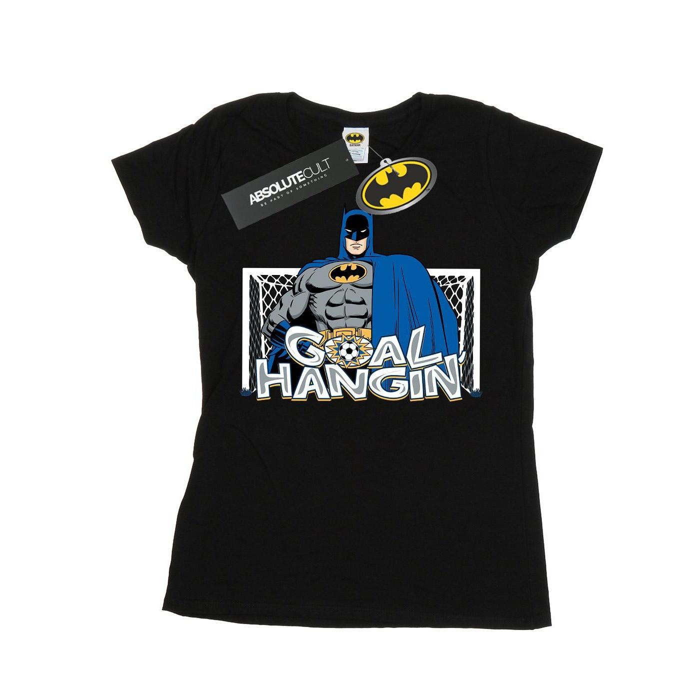 Image of Batman Football Goal Hangin' Tshirt Damen Schwarz L