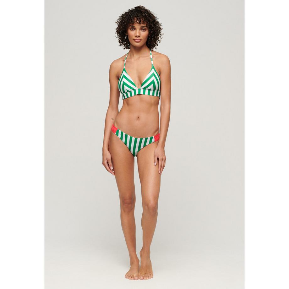 Superdry Haut de Bikini Rayé à Bretelles Tour de Cou  
