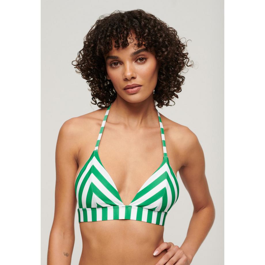 Superdry Haut de Bikini Rayé à Bretelles Tour de Cou  