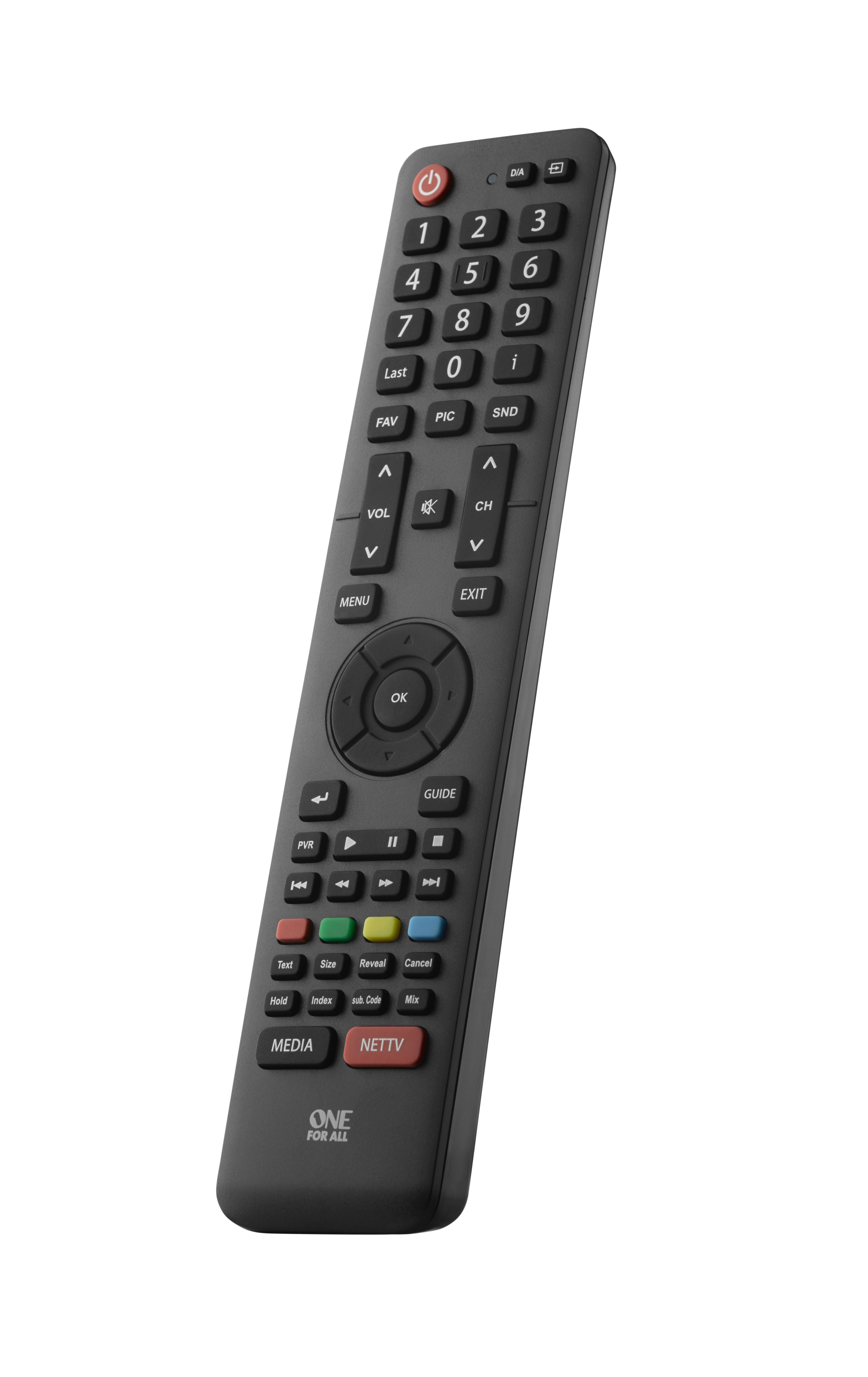 One For All  One For All TV Replacement Remotes URC 1916 telecomando IR Wireless Pulsanti 