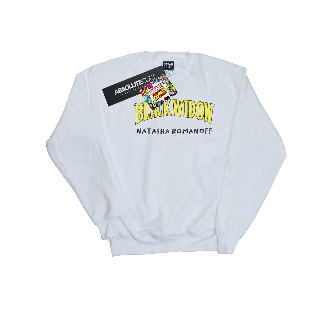 Image of Black Widow Aka Natasha Romanoff Sweatshirt Jungen Weiss 152-158