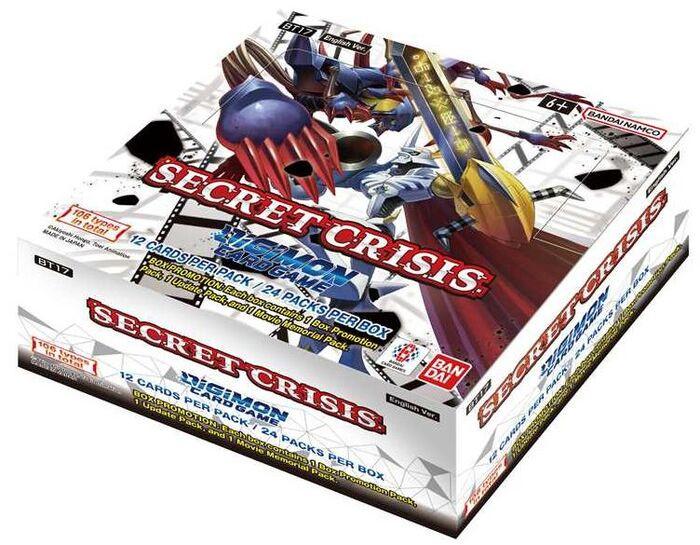 Bandai  Secret Crisis Booster Display BT17 - Digimon Card Game - EN 