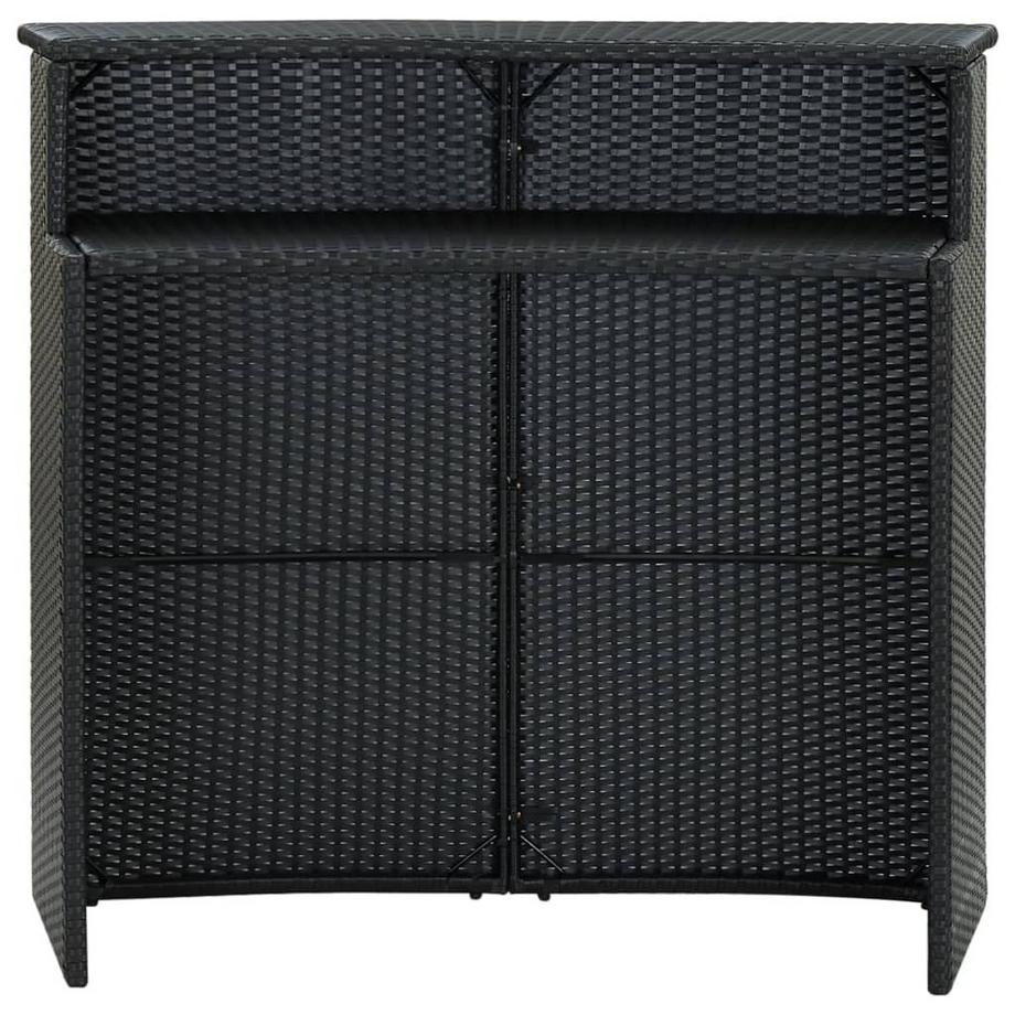 VidaXL Bartisch poly-rattan  