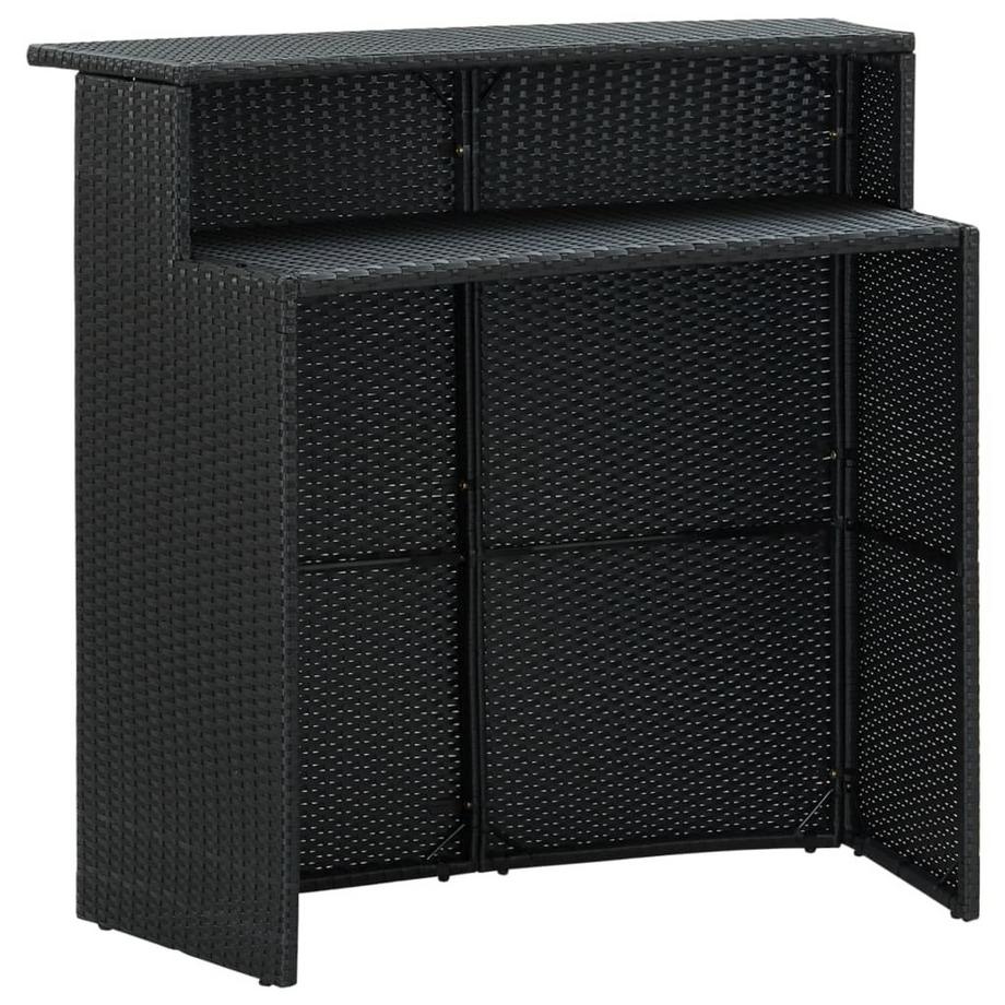 VidaXL Bartisch poly-rattan  