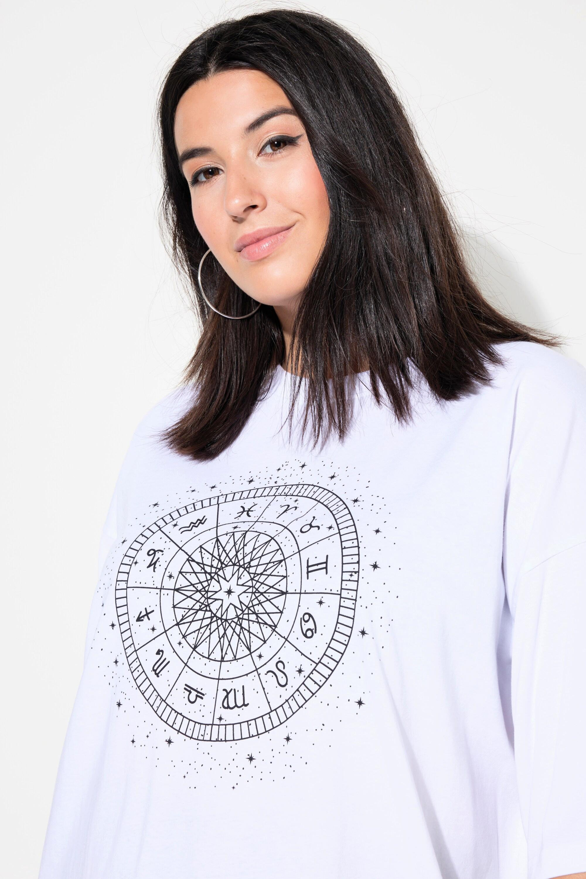 Studio Untold  T-shirt oversize, imprimé signes du zodiaque 