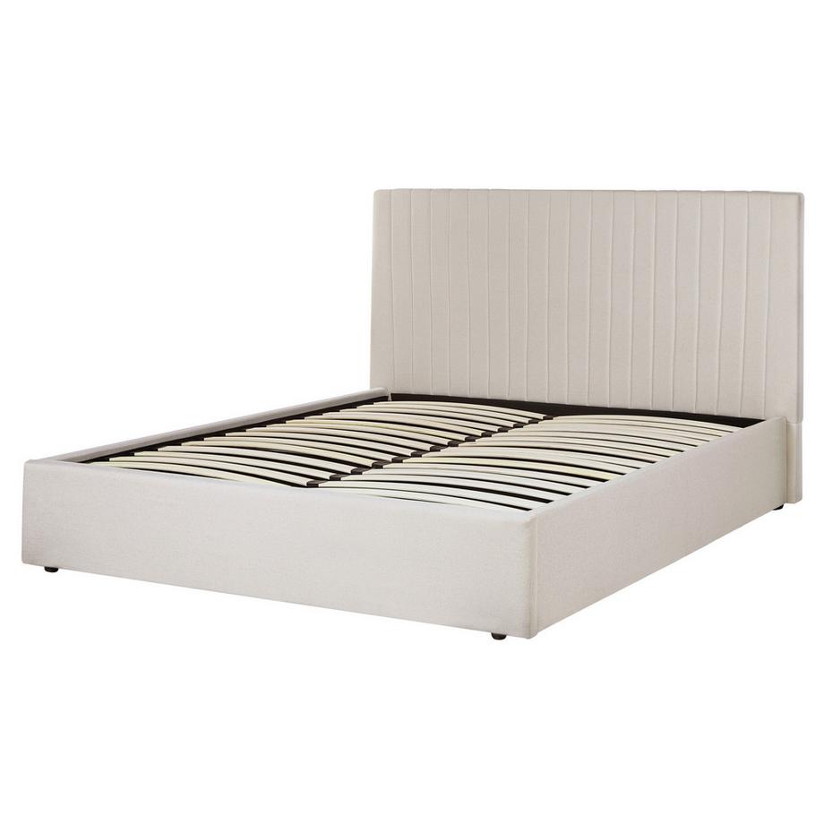 Beliani Lit ottoman en Tissu  VION  