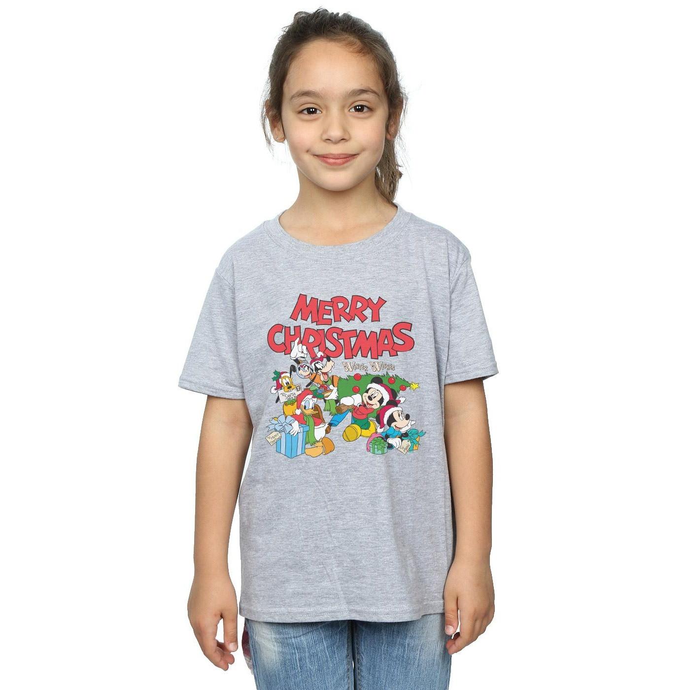 Disney  Mickey Mouse And FriendsWinter Wishes TShirt 