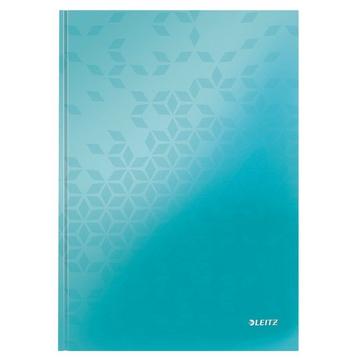 LEITZ Notizbuch WOW A4 46261051 kariert, 90g eisblau