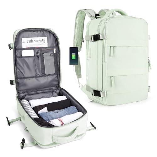 Image of Wanderrucksack Wasserdichter Outdoor-sportrucksack Lässiger Tagesrucksack Schultasche Fit 14 Zoll Unisex Mint ONE SIZE