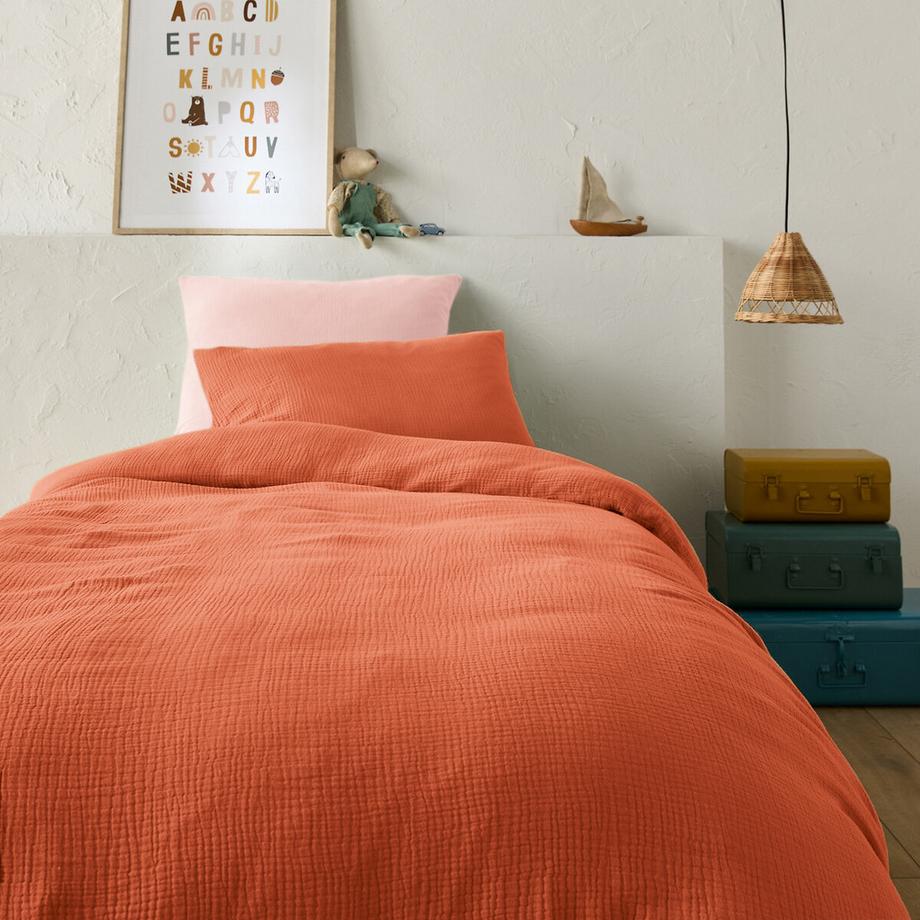 La Redoute Intérieurs Kumla Kinder-Duvetbezug Baumwoll-Musselin  