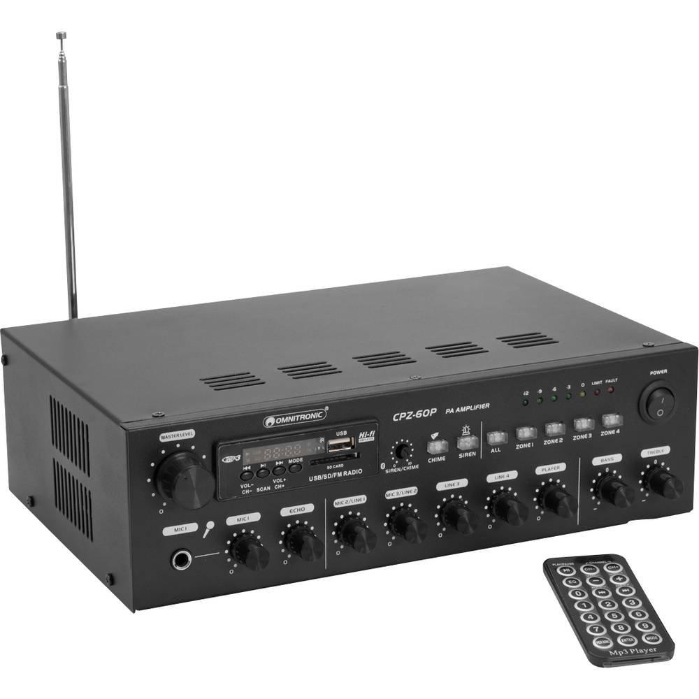 Omnitronic  Amplificateur de mixage CPZ-60P ELA 