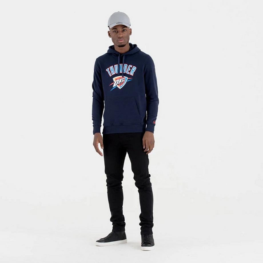 NEW ERA Oklahoma City Thunder NBA Felpa con Cappuccio  