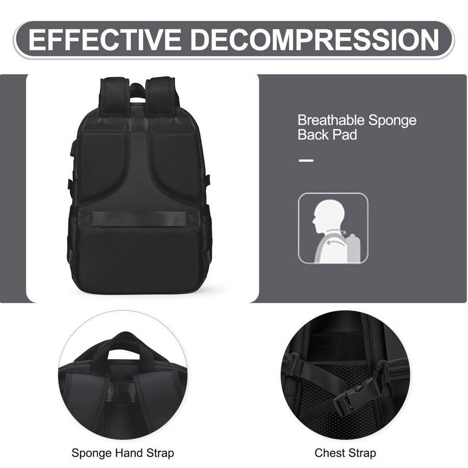 Only-bags.store  Reiserucksack Tagesrucksack Arbeitsrucksack Schulrucksack Teenager Schultasche 