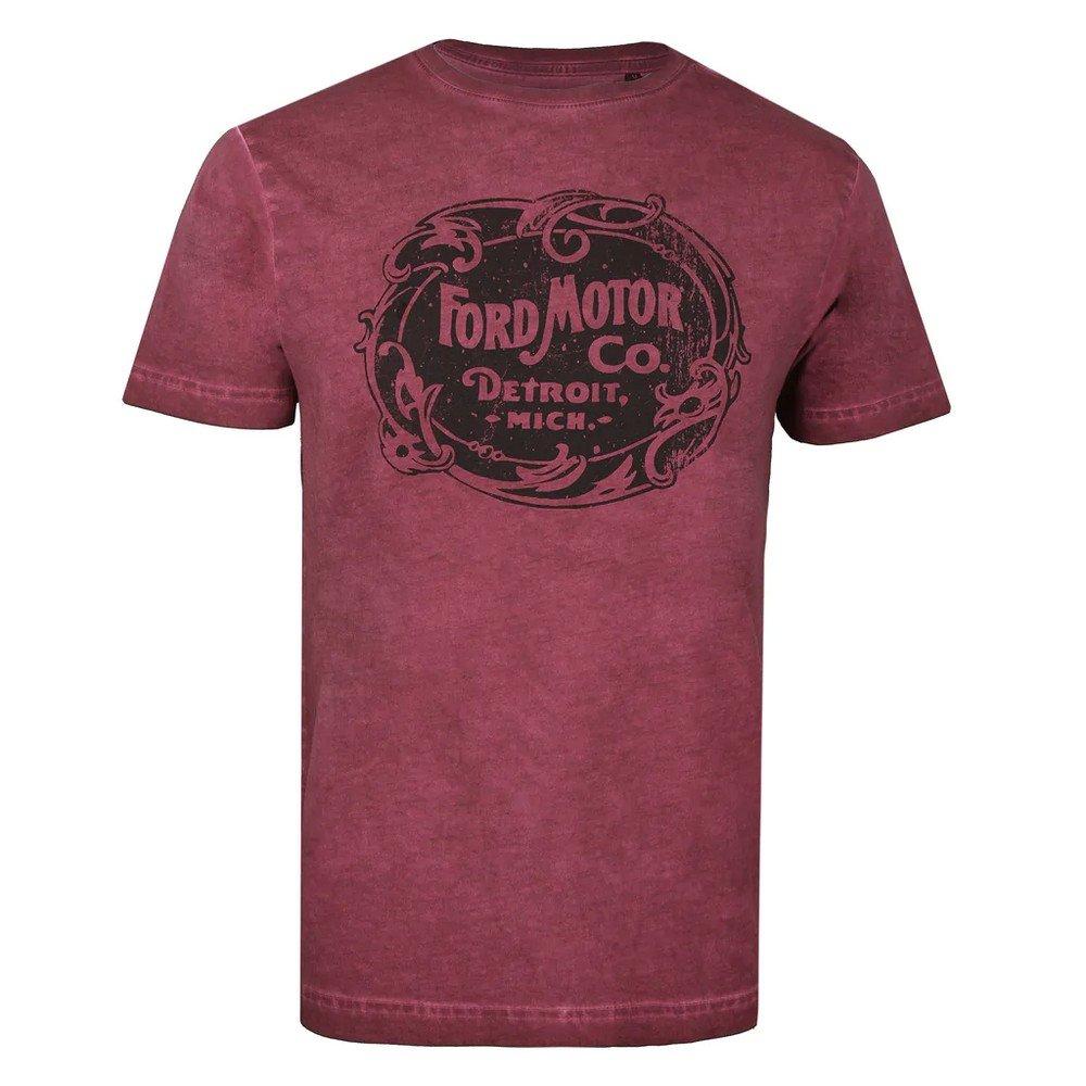 Image of Motor Co Tshirt Herren Weinrot M