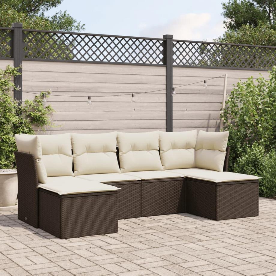 VidaXL Garten sofagarnitur poly-rattan  
