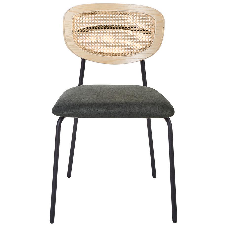 Beliani Esszimmerstuhl 2er Set aus Eisen  MAYETTA  