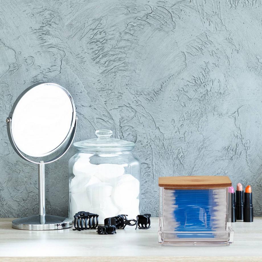 B2X Boîte de rangement pour cotons-tiges  