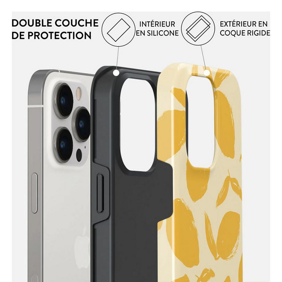 Burga  Custodia per iPhone 13 Pro Tough Lemon Tart 