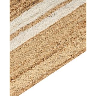 Beliani Teppich aus Jute Boho ELMALI  