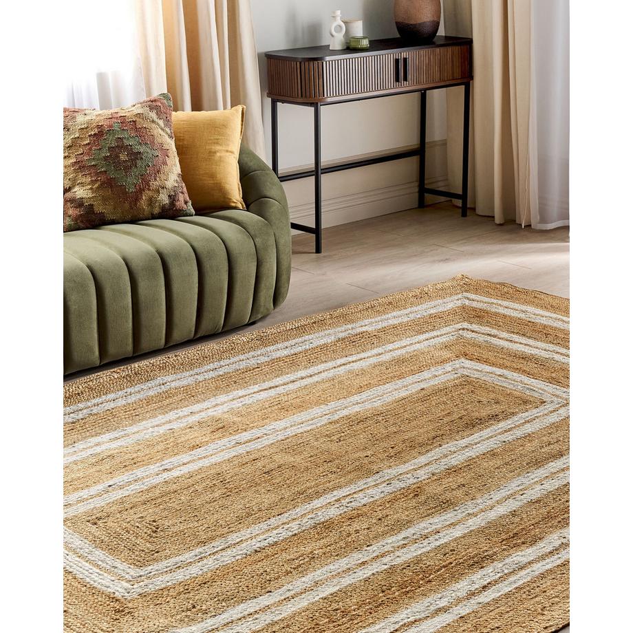 Beliani Tapis en Jute  ELMALI  