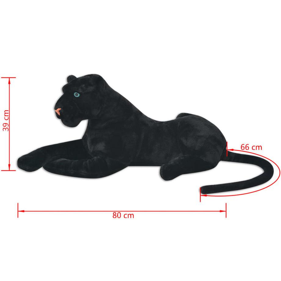 VidaXL  Panther plüschtier gewebe 