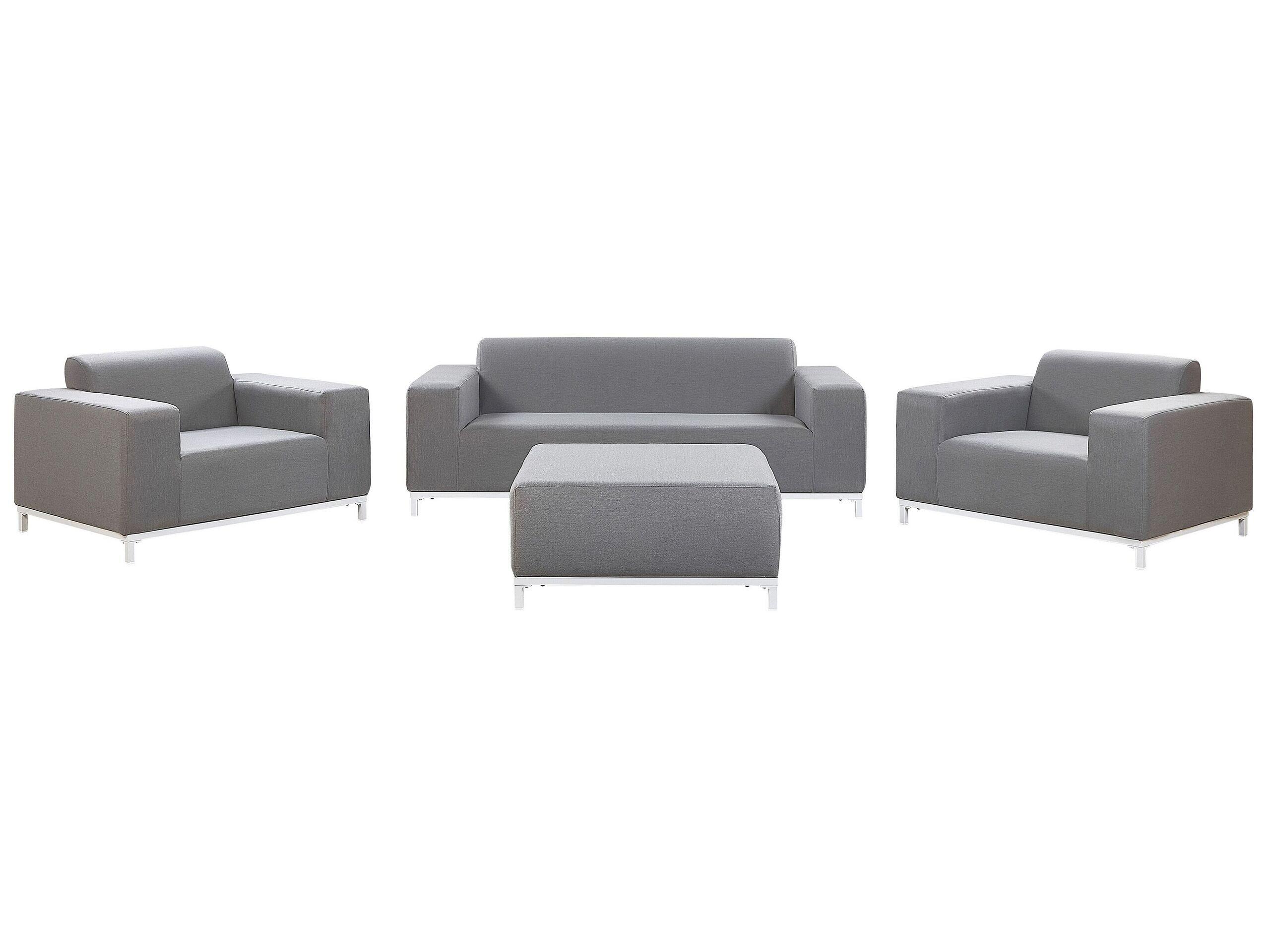 Image of Lounge Set mit Tisch aus Polyester Modern ROVIGO Lounge Set mit Tisch aus Polyester Modern ROVIGO