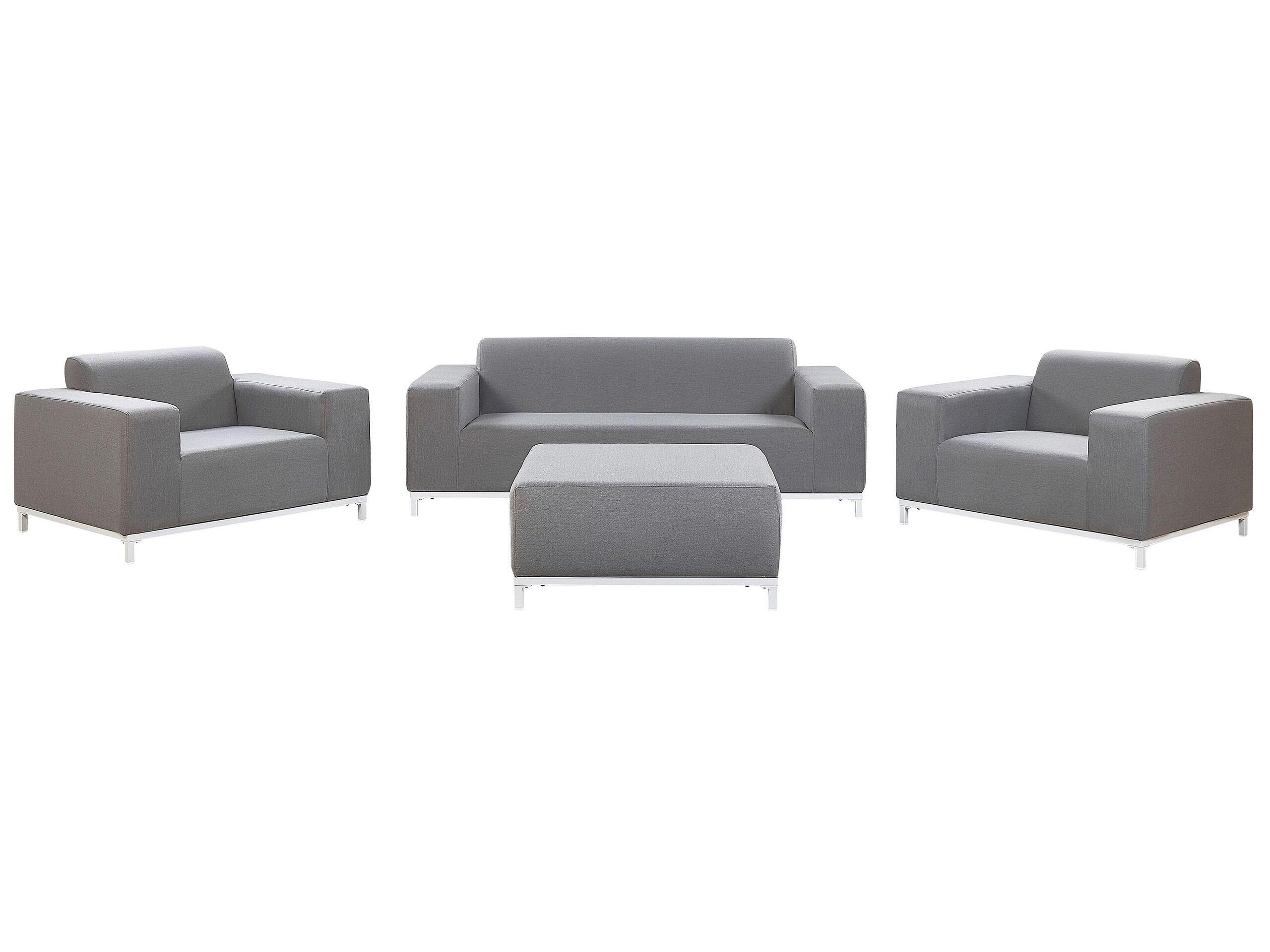 Beliani Lounge Set mit Tisch aus Polyester Modern ROVIGO  