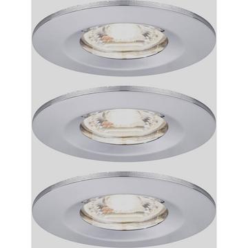 EBL Nova mini coin rond rigide IP44 LED 3x4W 310 lm chrome/alu