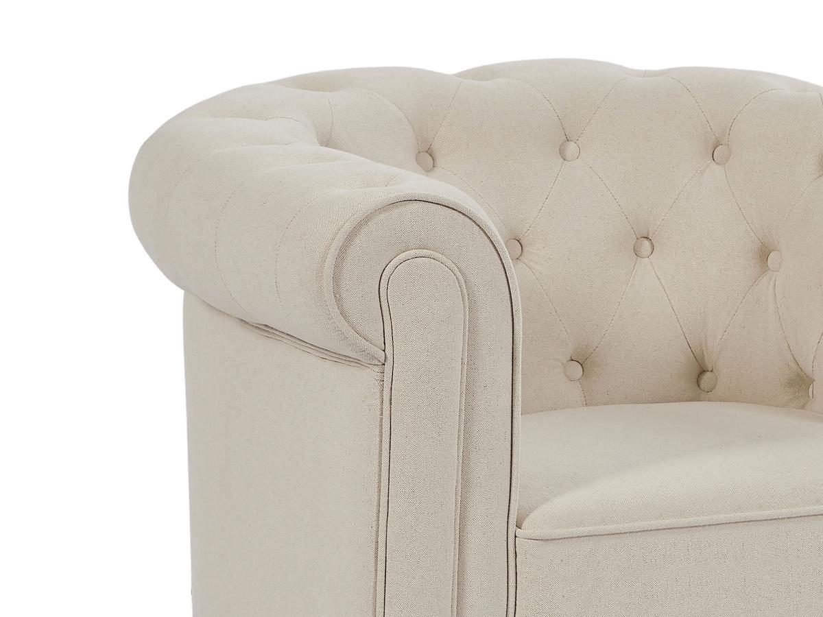 Vente-unique Sessel - Stoff - Beige - CHESTERFIELD  