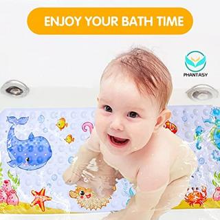 Activity-board Badematte für Wanne für Kinder Cartoon Anti Rutsch Baby Badewanne Matte Extra lange Anti Rutsch  